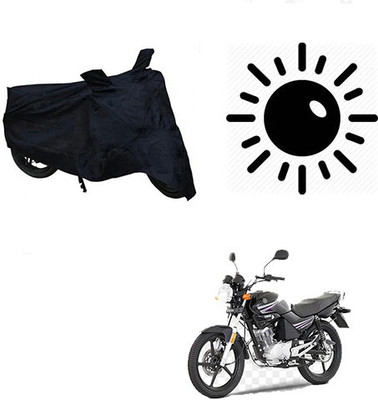 SRENTERPRISES Two Wheeler Cover for Yamaha(Libero, Black)