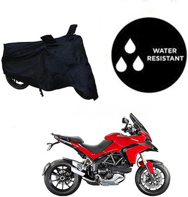 Atulit enterprises Waterproof Two Wheeler Cover for Ducati(Multistrada, Black)