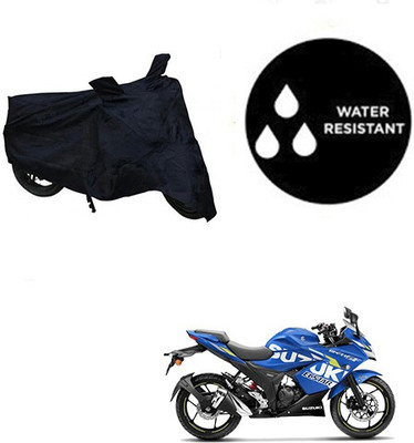 Atulit enterprises Waterproof Two Wheeler Cover for Suzuki(Gixxer SF, Black)