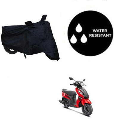Atulit enterprises Waterproof Two Wheeler Cover for Suzuki(Let's, Black)