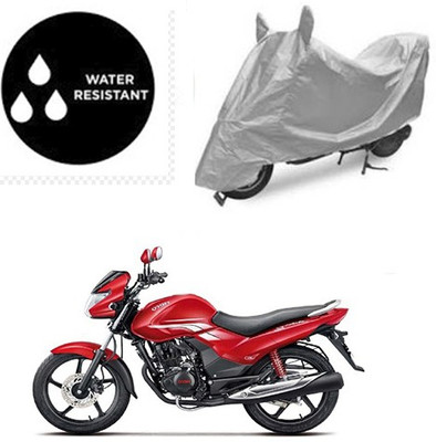 Atulit enterprises Waterproof Two Wheeler Cover for Hero(Achiever, Silver)