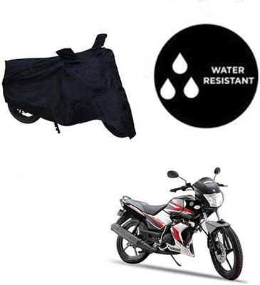 SRENTERPRISES Two Wheeler Cover for Yamaha(SS 125, Black)