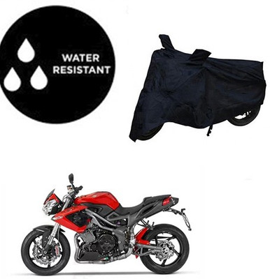RPSENTTERPR Waterproof Two Wheeler Cover for DSK Benelli(TNT R, Black)