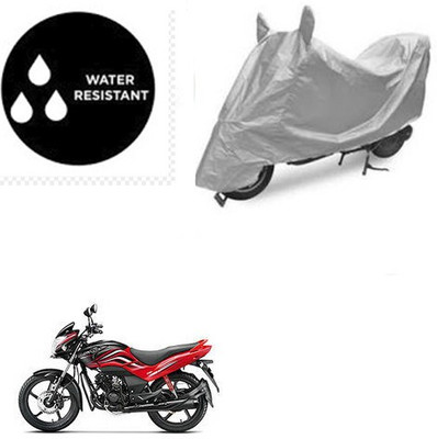 Atulit enterprises Waterproof Two Wheeler Cover for Honda(Passion Xpro, Silver)