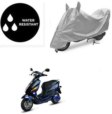 SRENTERPRISES Two Wheeler Cover for Hero(Electric Cruz, Silver)