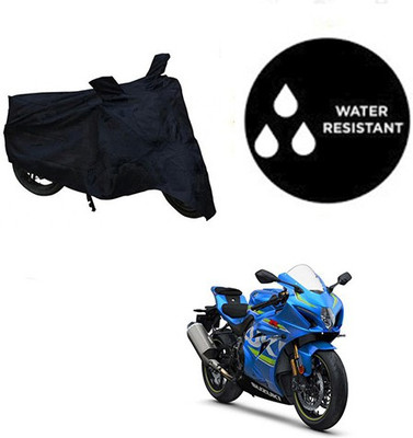 Atulit enterprises Waterproof Two Wheeler Cover for Suzuki(GSX, Black)