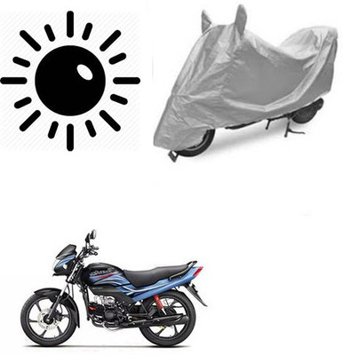 Atulit enterprises Waterproof Two Wheeler Cover for Honda(Passion Pro, Silver)