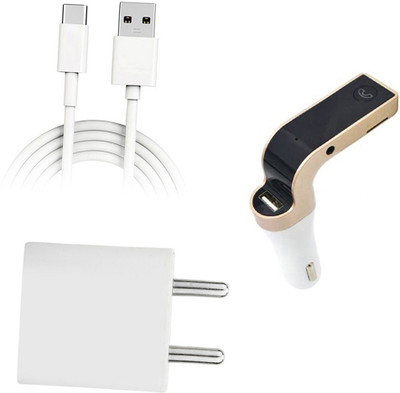 SARVIN Wall Charger Accessory Combo for Realme 7(White)