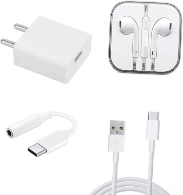 SARVIN Wall Charger Accessory Combo for Realme Narzo 20 Pro(White)