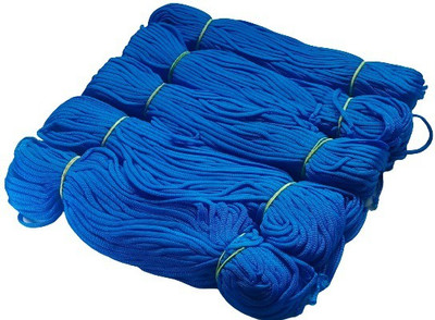 PUSHPA CREATION Blue Colour Soft 4mm Macrmae set of 5 bundels approx 250 mtr.For Macrame Craft and DIY