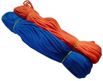 PUSHPA CREATION Blue and Orange colour Macrme cord set for Macrame DIY