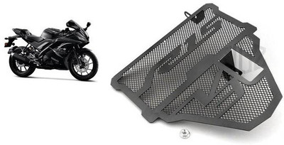 SELVIKE Aluminium Black Radiator Grill Only Fit in V3 Bike Radiator Guard  (Yamaha)-1 Bike Radiator Guard(Yamaha)