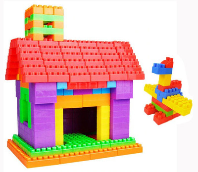 TamBoora 2021 HOT SALE Colourful Building Blocks Learning Educational Toy Set For Kids Children Puzzle Assembling Unbreakable(Multicolor)