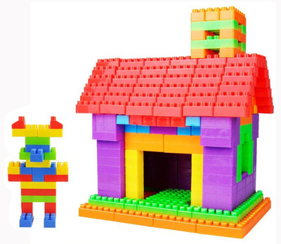 BOZICA 100%GOOD QUALITY Building Blocks Set For Children Plastic Assembly Model Big Bricks DIY Learning Educational Toys(Multicolor)