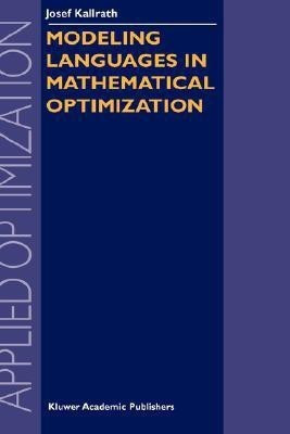Modeling Languages in Mathematical Optimization(English, Hardcover, unknown)