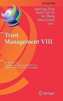 Trust Management VIII(English, Hardcover, unknown)