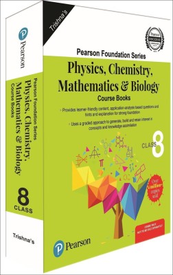 Pearson Foundation Series Iit -Jee Neet Physics, Chemistry, Maths & Biology for Class 8(English, Paperback, unknown)