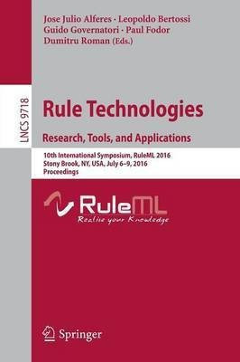 Rule Technologies. Research, Tools, and Applications(English, Paperback, unknown)