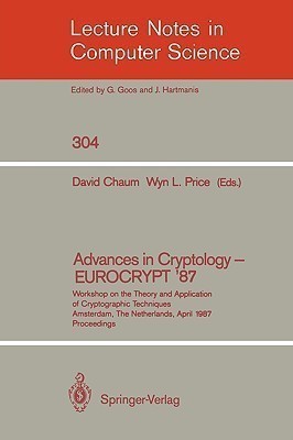 Advances in Cryptology - EUROCRYPT '87(English, Paperback, unknown)