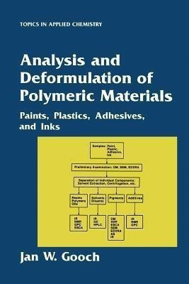 Analysis and Deformulation of Polymeric Materials(English, Paperback, Gooch Jan W.)