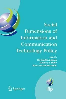 Social Dimensions of Information and Communication Technology Policy(English, Paperback, unknown)