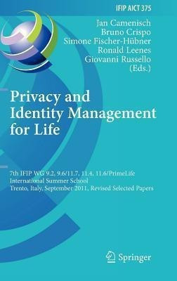 Privacy and Identity Management for Life(English, Hardcover, unknown)