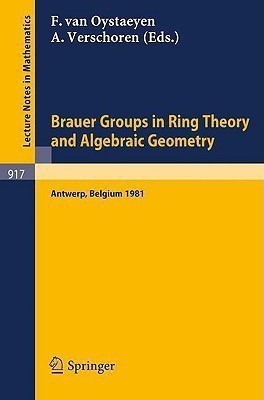 Brauer Groups in Ring Theory and Algebraic Geometry(English, Paperback, unknown)