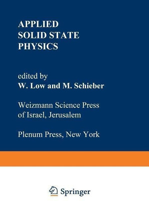 Applied Solid State Physics(English, Paperback, Low W.)