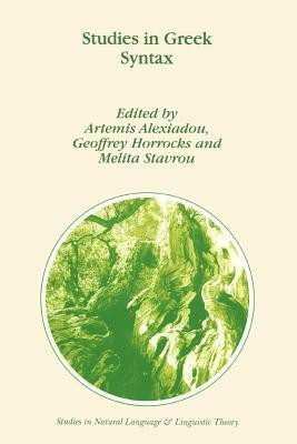Studies in Greek Syntax(English, Paperback, unknown)