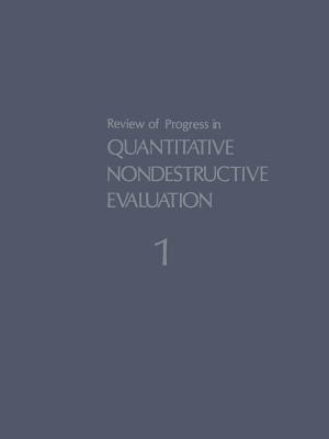 Review of Progress in Quantitative Nondestructive Evaluation(English, Paperback, unknown)
