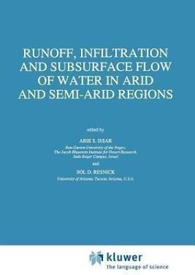 Runoff, Infiltration and Subsurface Flow of Water in Arid and Semi-Arid Regions(English, Paperback, unknown)