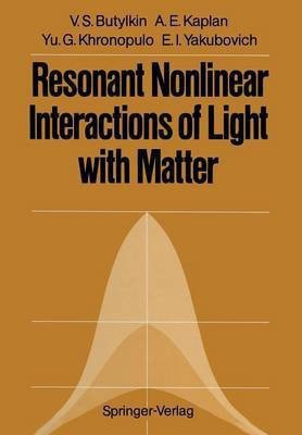 Resonant Nonlinear Interactions of Light with Matter(English, Paperback, Butylkin Valerii S.)