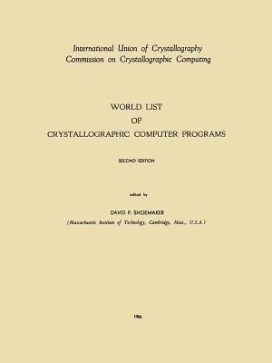 World List of Crystallographic Computer Programs(English, Paperback, unknown)