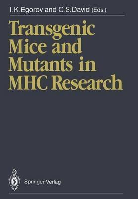 Transgenic Mice and Mutants in MHC Research(English, Paperback, unknown)