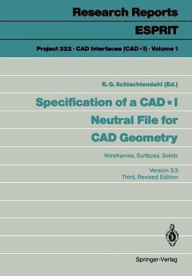 Specification of a CAD * I Neutral File for CAD Geometry(English, Paperback, unknown)