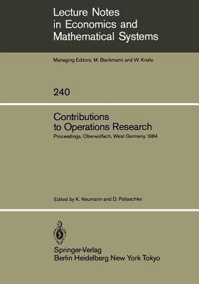 Contributions to Operations Research(English, Paperback, unknown)