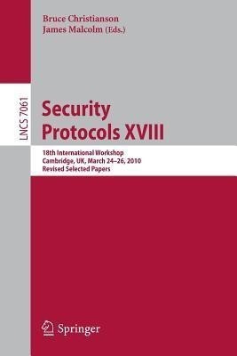 Security Protocols XVIII(English, Paperback, unknown)