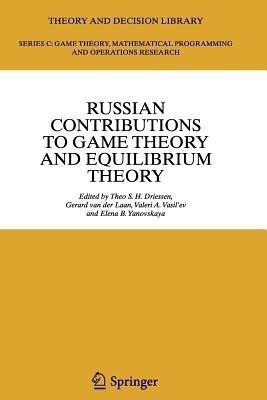 Russian Contributions to Game Theory and Equilibrium Theory(English, Paperback, unknown)