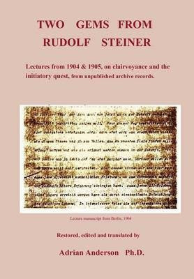 Two Gems from Rudolf Steiner(English, Paperback, unknown)