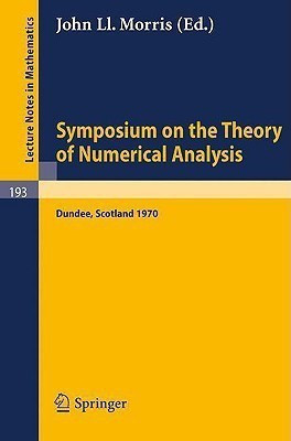 Symposium on the Theory of Numerical Analysis(English, Paperback, unknown)