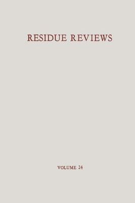 Residue Reviews / Rueckstands-Berichte(English, Paperback, Gunther Francis A.)