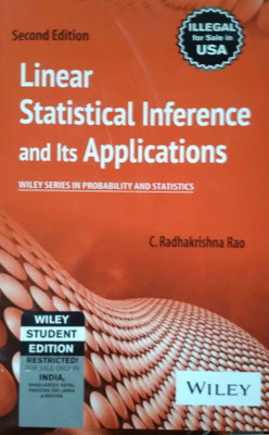 Linear Statistical Inference and Its Applications(English, Paperback, Rao C. Radhakrishna)