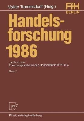 Handelsforschung 1986(German, Paperback, unknown)