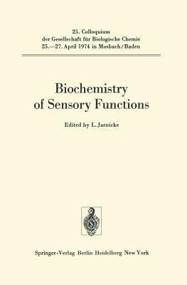 Biochemistry of Sensory Functions(English, Paperback, unknown)