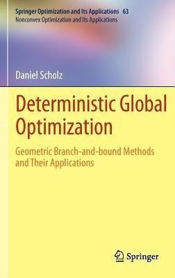 Deterministic Global Optimization(English, Hardcover, Scholz Daniel)