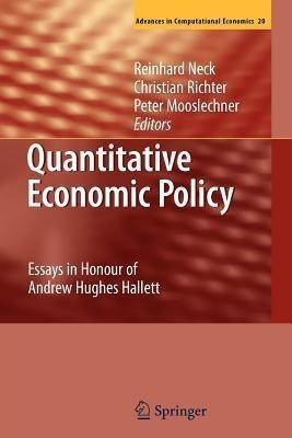 Quantitative Economic Policy(English, Paperback, unknown)