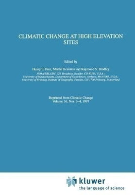 Climatic Change at High Elevation Sites(English, Paperback, unknown)