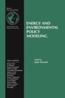 Energy and Environmental Policy Modeling(English, Paperback, Weyant John)