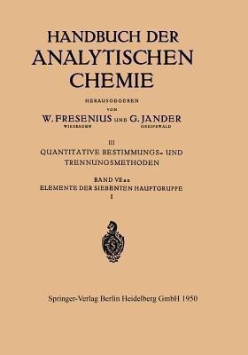 Elemente der Siebenten Hauptgruppe I(German, Paperback, unknown)