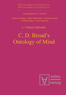 C. D. Broad's Ontology of Mind(English, Hardcover, Oaklander L. Nathan)